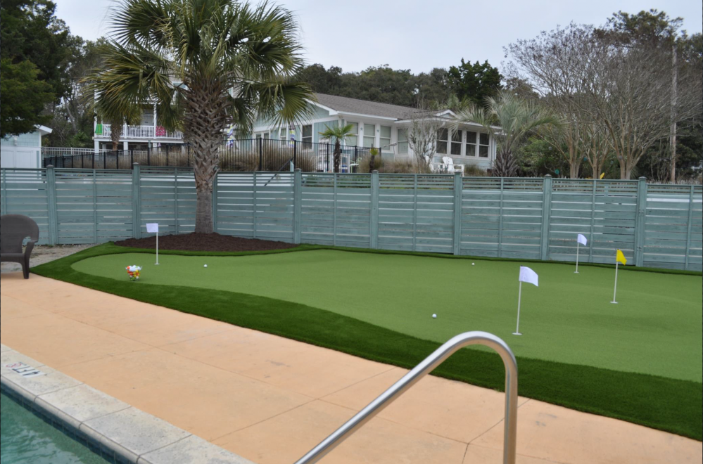 Elevate Your Outdoor Space with Antley Landscape and Design's Premier Artificial Turf and Putting Green Services in Myrtle Beach